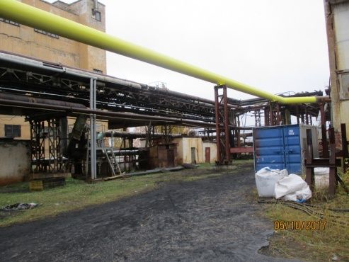 Окраска газовой трубы