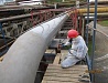 Окраска газовой трубы