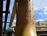 Окраска газовой трубы